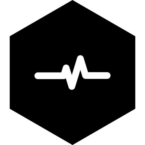 Pulse Rate Icon Design vector