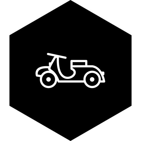 diseño de icono de vespa vector