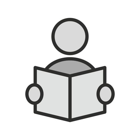 Reading Icon Design vector