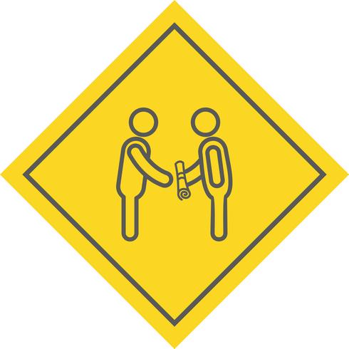 Getting Degree Icon Design vector