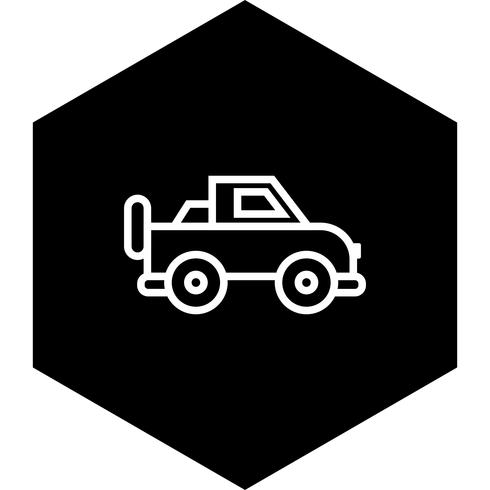 diseño de icono de jeep vector