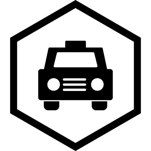 diseño de icono de taxi vector