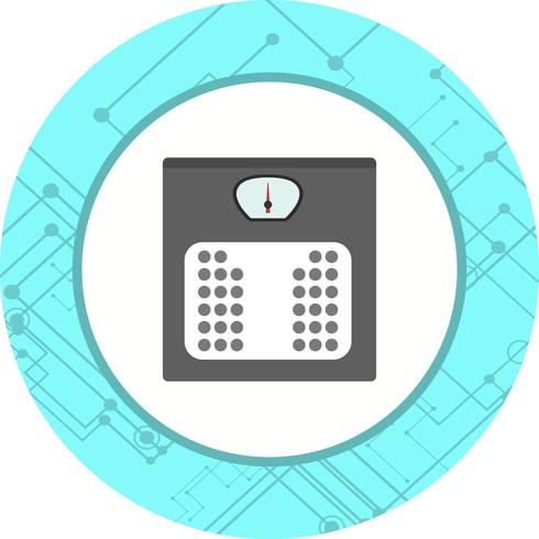 Weighting Machine Icon Design vector