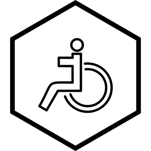  Handicapped Icon Design vector