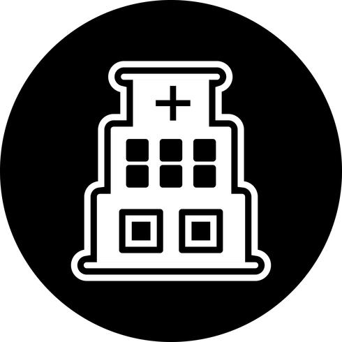 diseño de iconos de hospital vector