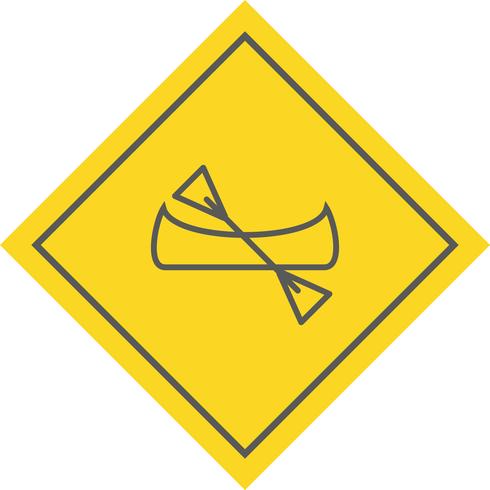 Canoe Icon Design vector