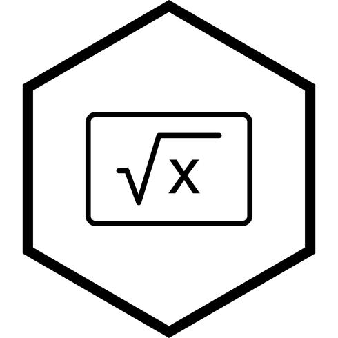 Formula Icon Design vector