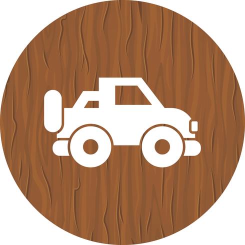 diseño de icono de jeep vector