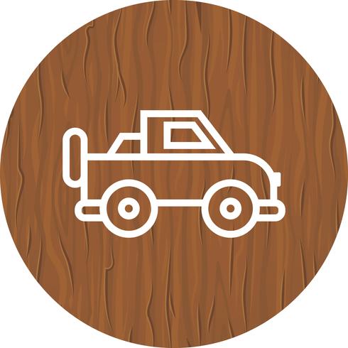 diseño de icono de jeep vector