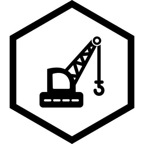 Crane Icon Design vector