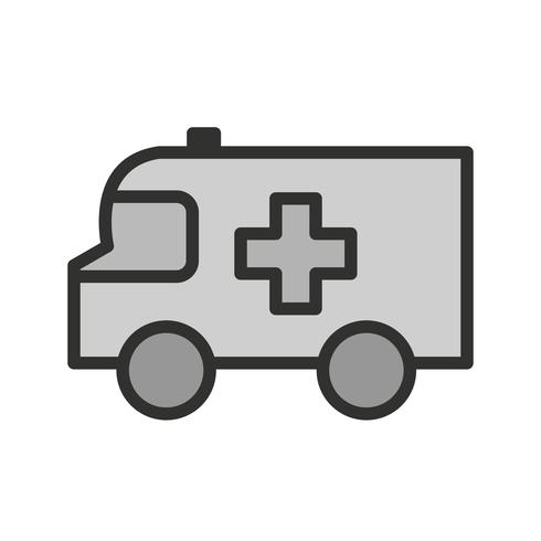 Ambulancia Icon Design vector