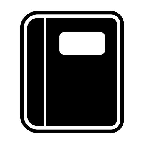Notebook Icon Design vector