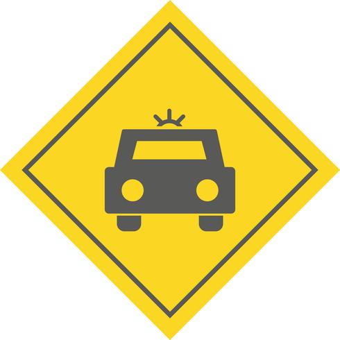 Police Car Icon Design vector