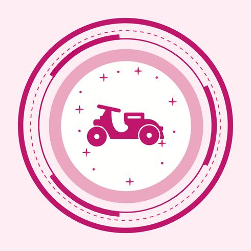 Vespa Icon Design vector