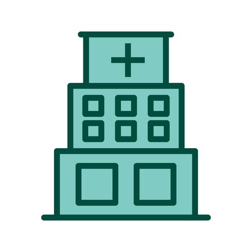 diseño de iconos de hospital vector