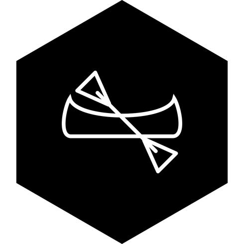 Canoe Icon Design vector