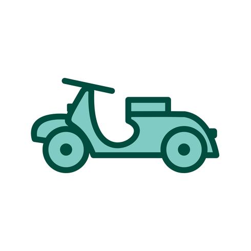 diseño de icono de vespa vector