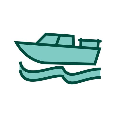 Diseño de icono de barco vector