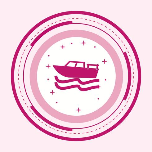 Diseño de icono de barco vector