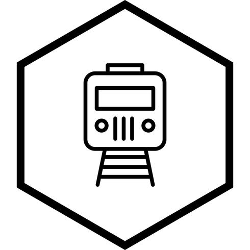 Diseño de iconos de trenes vector