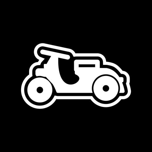 diseño de icono de vespa vector