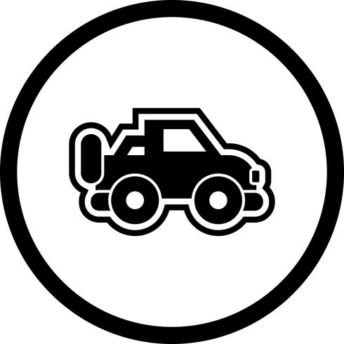 diseño de icono de jeep vector