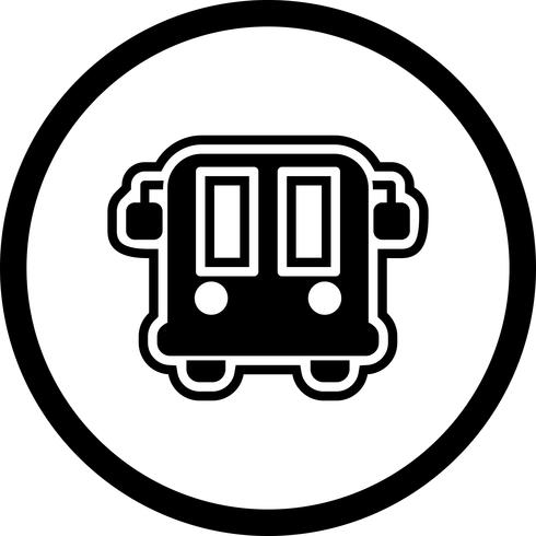 Airport Bus Icon Design vector