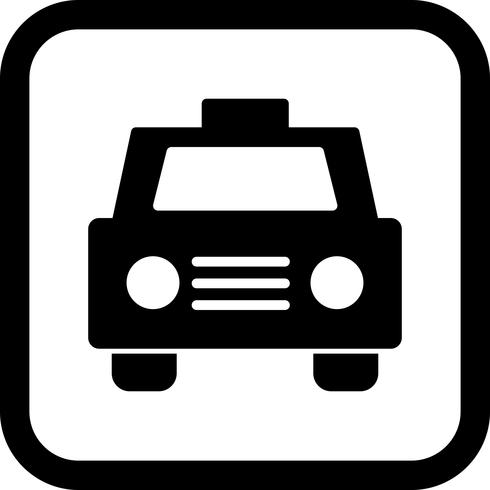 diseño de icono de taxi vector