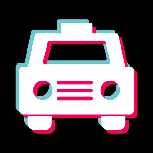 diseño de icono de taxi vector