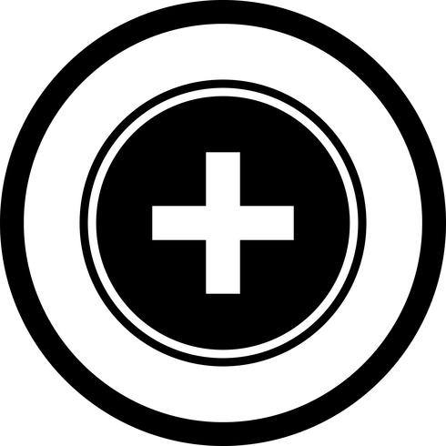 Diseño de icono de signo médico vector