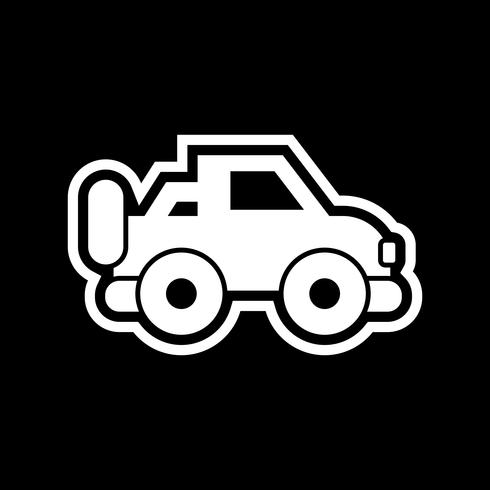 diseño de icono de jeep vector