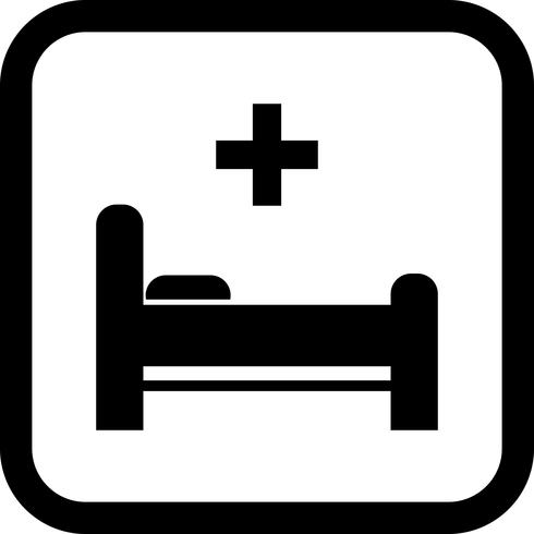 Bed Icon Design vector