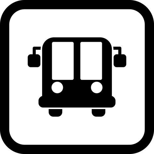 Airport Bus Icon Design vector