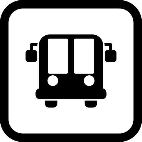 Airport Bus Icon Design vector