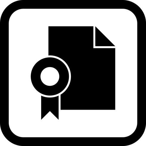 Diploma Icon Design vector