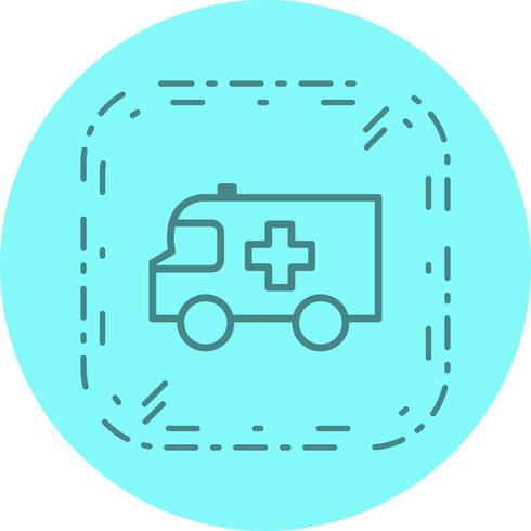 Ambulancia Icon Design vector