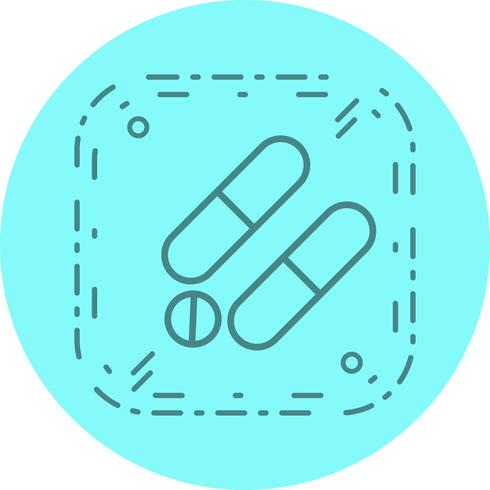 Diseño de iconos de medicamentos vector