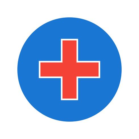 Diseño de icono de signo médico vector