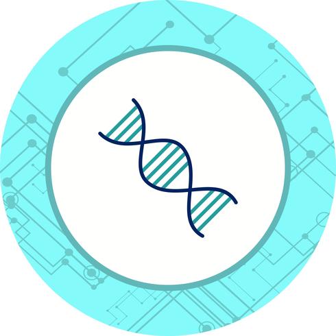 Genetica Icon Design vector