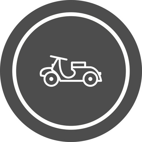 diseño de icono de vespa vector