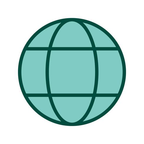 Globe Icon Design vector