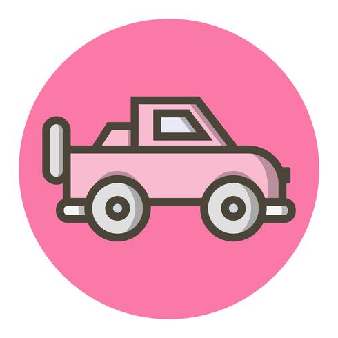 diseño de icono de jeep vector