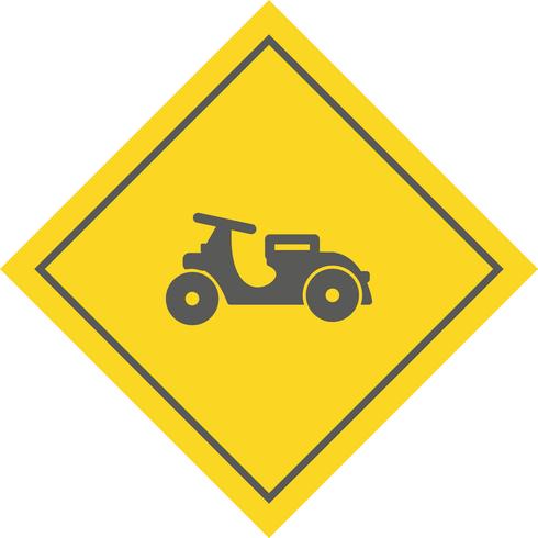 diseño de icono de vespa vector