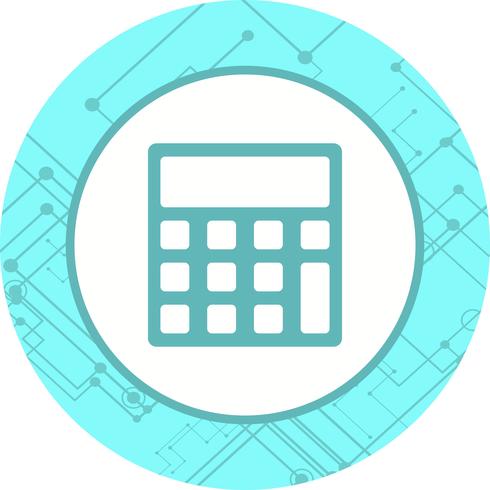 Diseño de iconos de calculadora vector