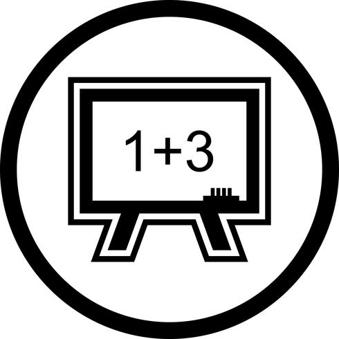 Mathematics Icon Design vector