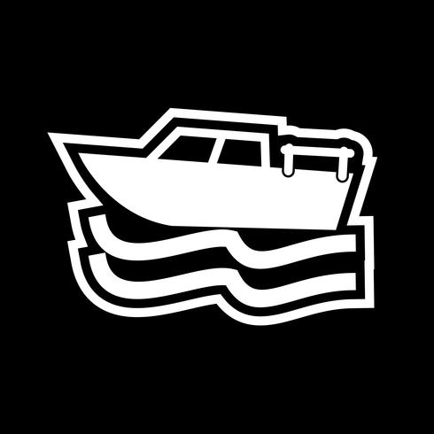 Diseño de icono de barco vector