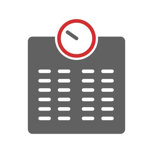 Weighting Machine Icon Design vector