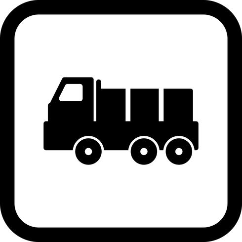 Dumper Icon Design vector