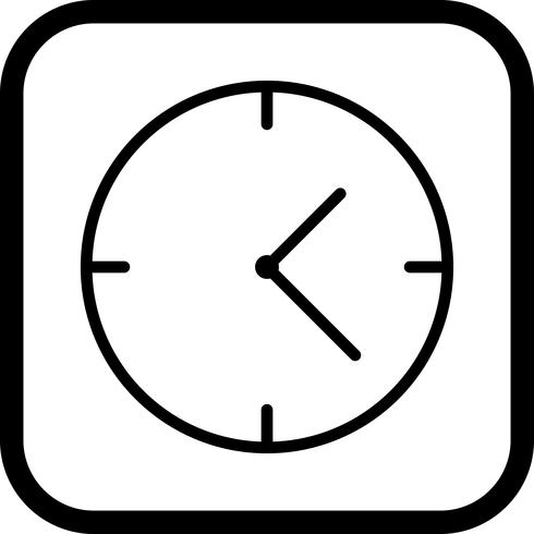 Clock Icon Design vector