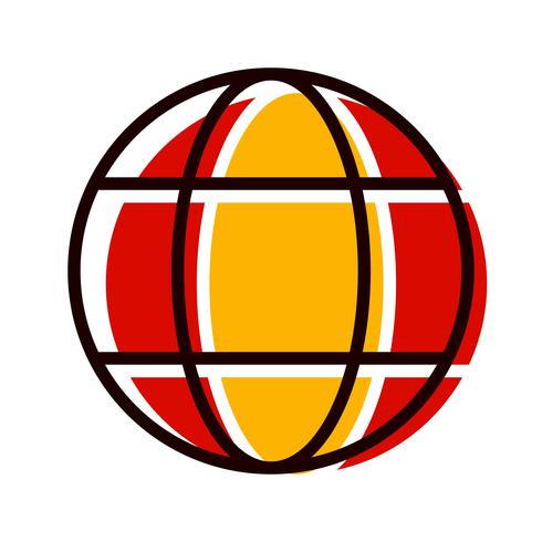 Globe Icon Design vector